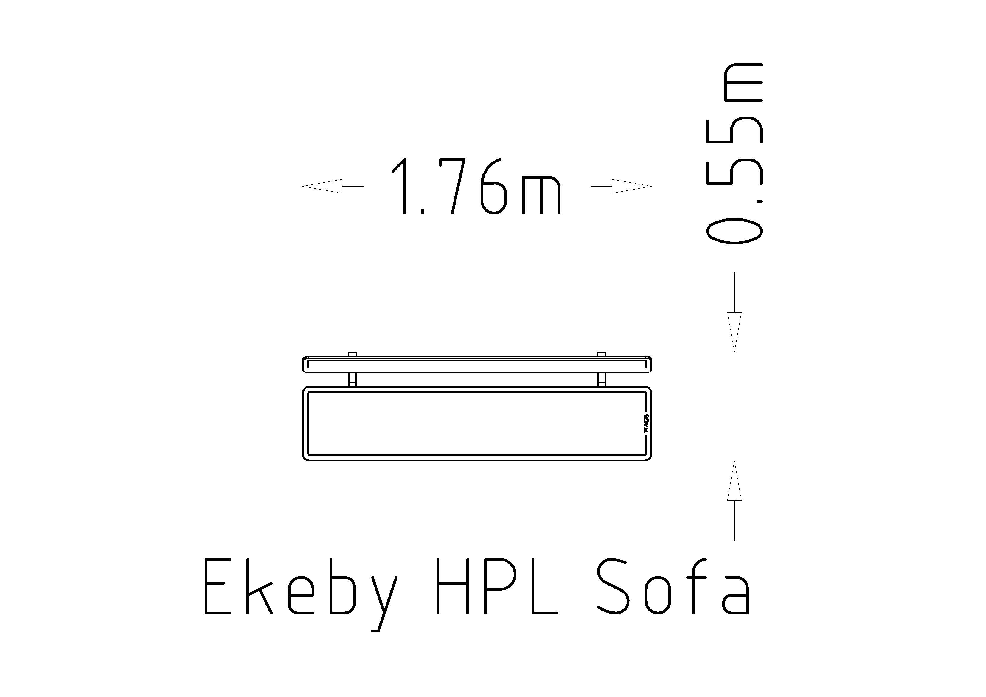 Sofa Ekeby HPL
