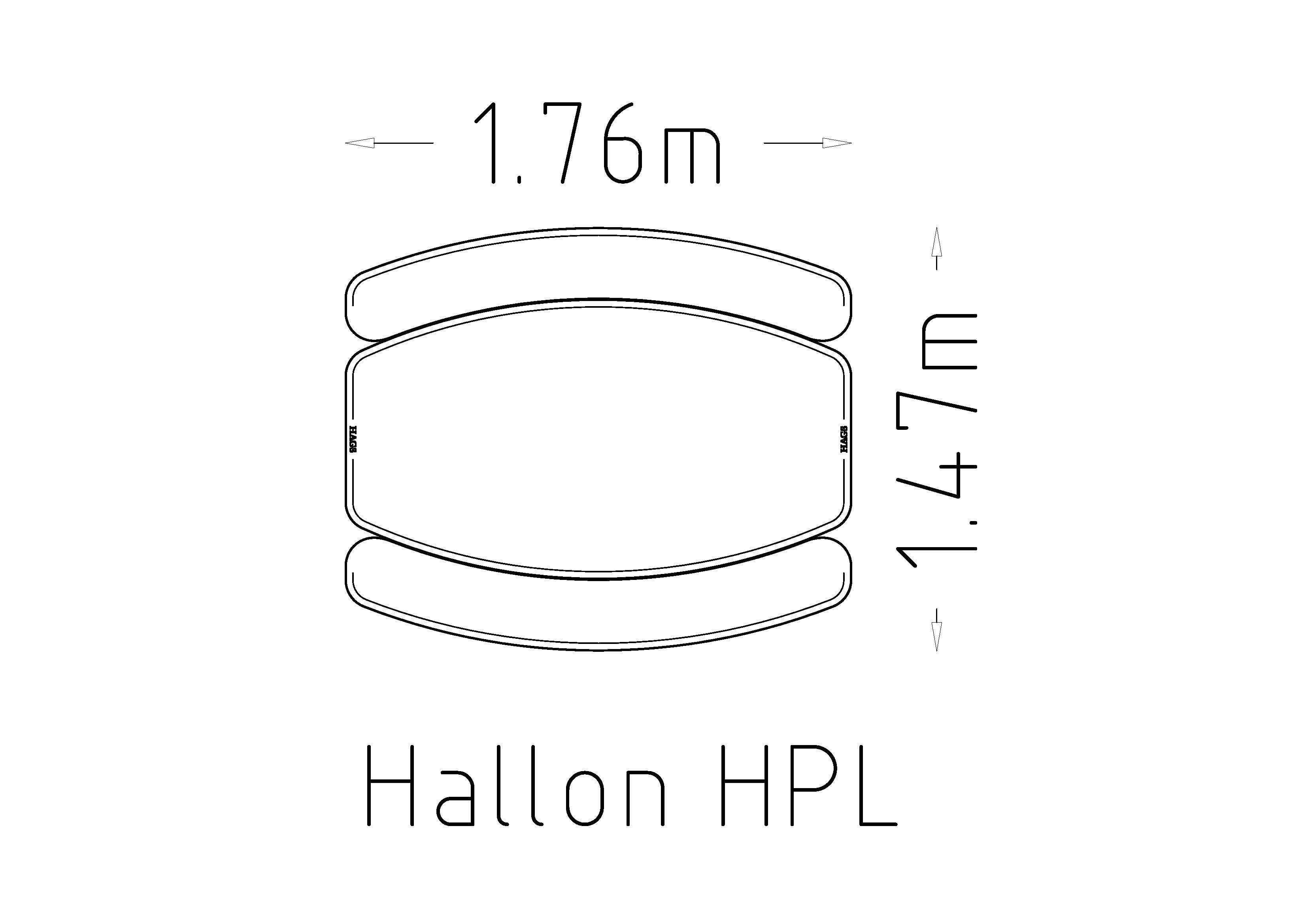 Stół piknikowy Hallon HPL